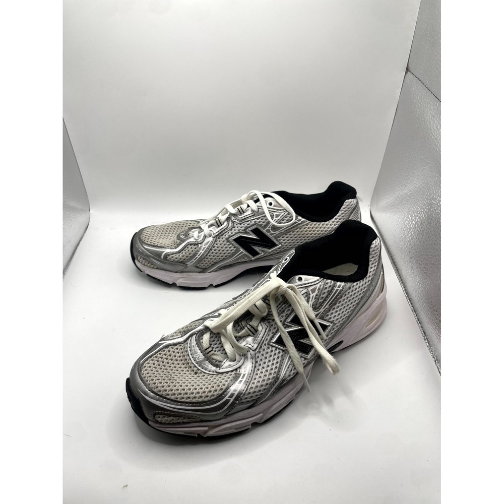New Balance 740 GR740NW Unisex Kids 7 M Sneakers White Silver Mesh Running Shoes